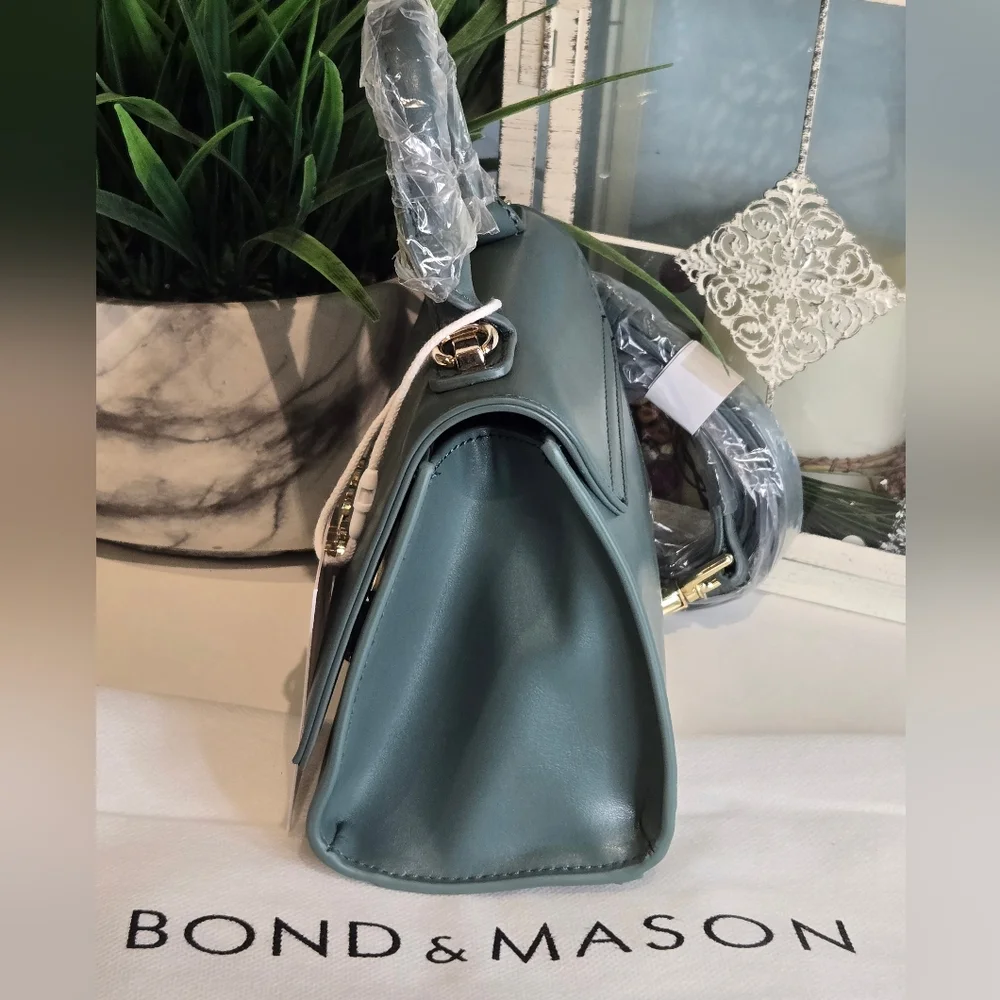 Bond & Mason "The Kimberley" Teal/Green Bag - Picture 6 of 11